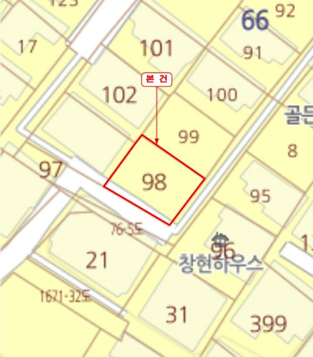서울 관악구 봉천동 대지 경매 물건 사진 3 · 2023타경108730