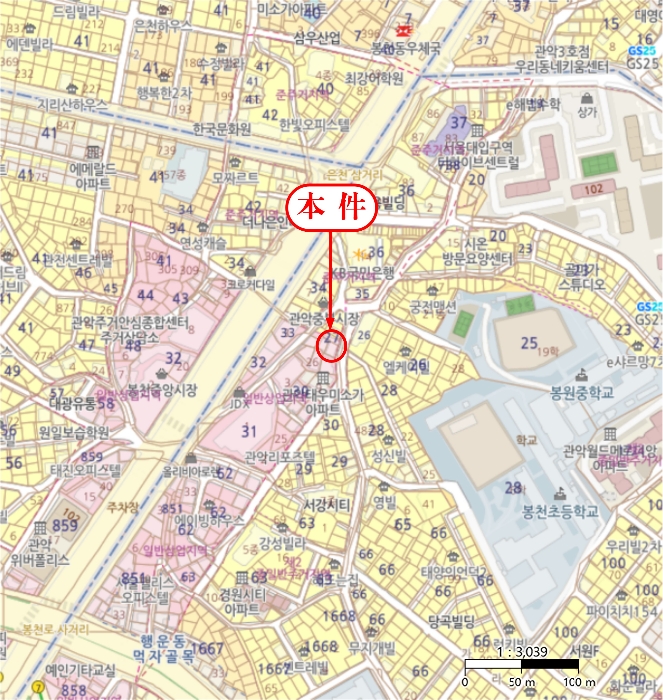 서울 관악구 봉천동 근린생활시설 경매 물건 사진 4 · 2024타경105332