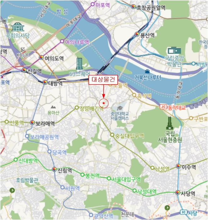 서울 동작구 상도1동 오피스텔 경매 물건 사진 4 · 2024타경124548
