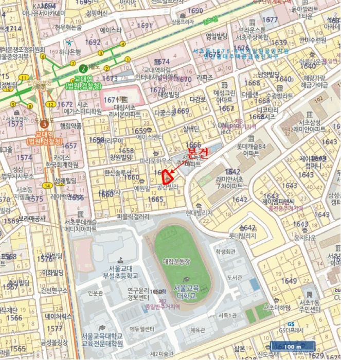서울 서초구 서초동 근린생활시설 경매 물건 사진 2 · 2025타경102495