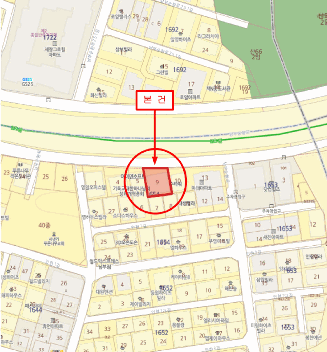 서울 관악구 봉천동 상가,오피스텔,근린시설 경매 물건 사진 2 · 2025타경103105