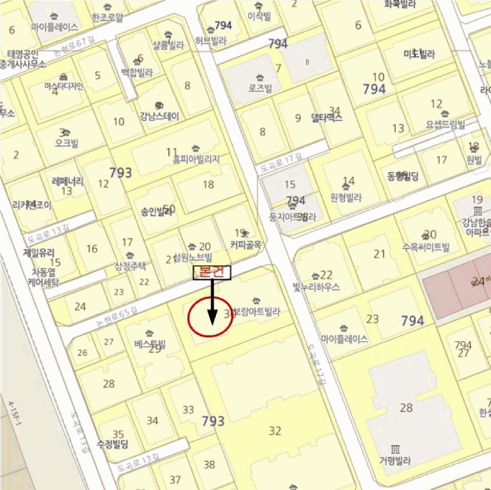 서울 강남구 역삼동 연립주택,다세대,빌라 경매 물건 사진 4 · 2025타경103591