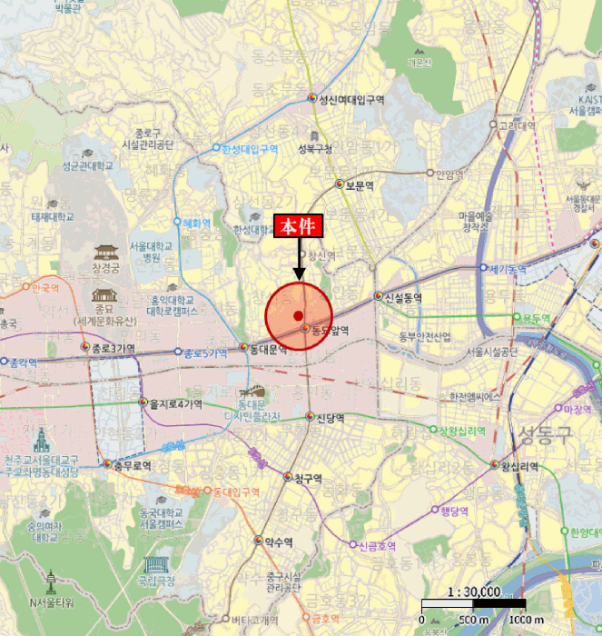 서울 종로구 창신동 상가,오피스텔,근린시설 경매 물건 사진 2 · 2025타경103781