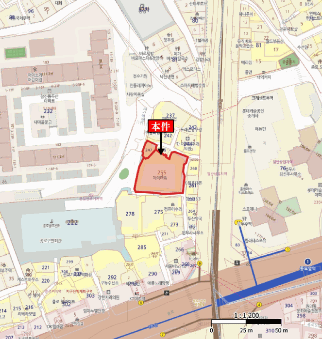 서울 종로구 창신동 상가,오피스텔,근린시설 경매 물건 사진 3 · 2025타경103781