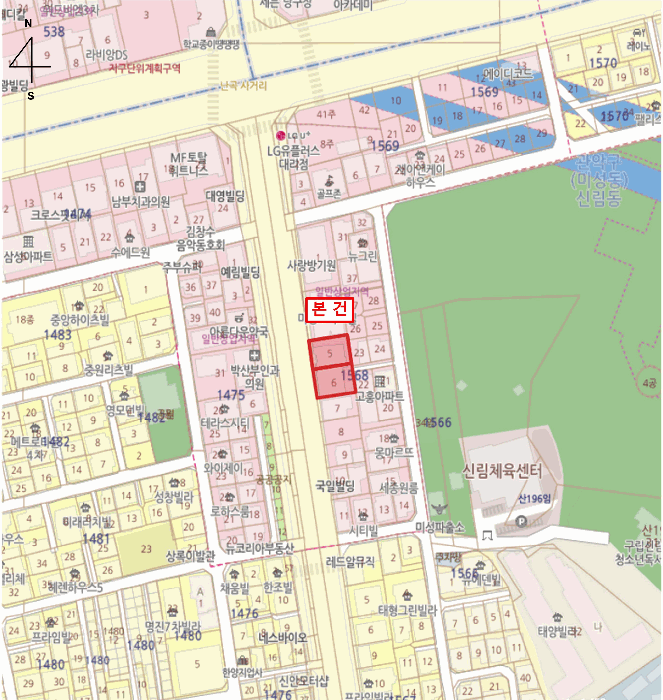 서울 관악구 신림동 상가,오피스텔,근린시설 경매 물건 사진 2 · 2025타경103848