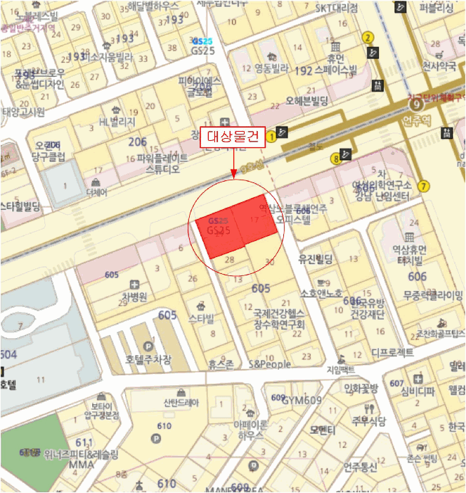 서울 강남구 역삼동 상가,오피스텔,근린시설 경매 물건 사진 2 · 2025타경104062