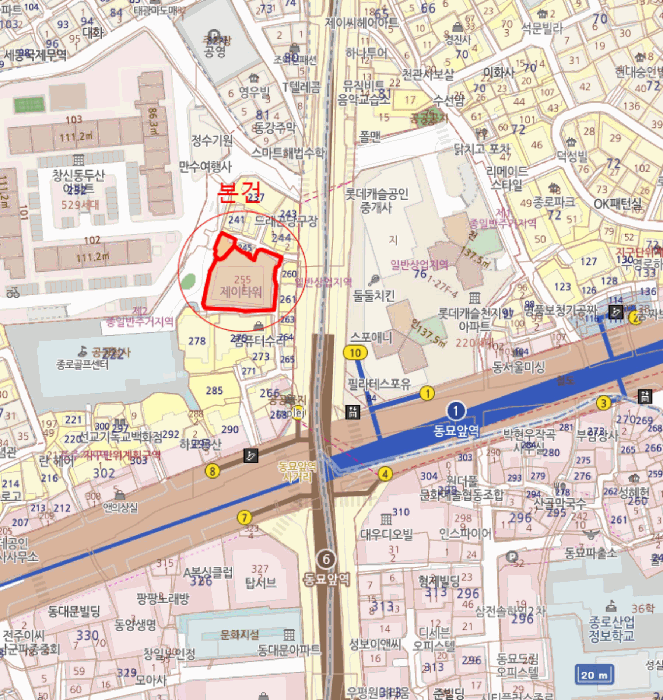 서울 종로구 창신동 상가,오피스텔,근린시설 경매 물건 사진 2 · 2025타경104231