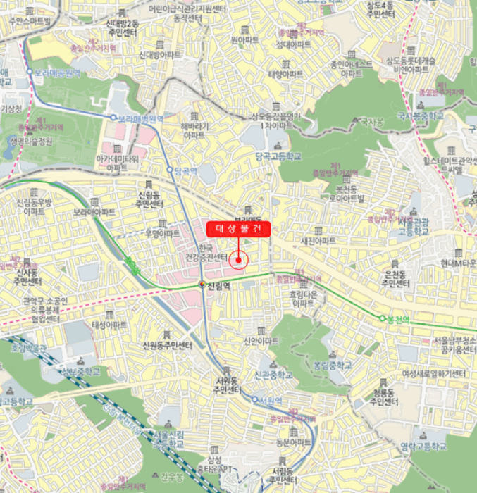 서울 관악구 신림동 상가,오피스텔,근린시설 경매 물건 사진 3 · 2025타경104429