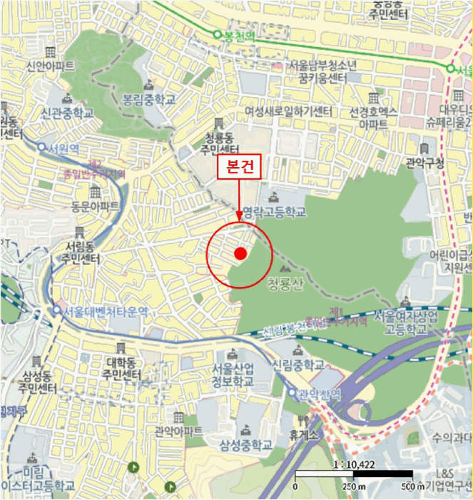 서울 관악구 신림동 연립주택,다세대,빌라 경매 물건 사진 2 · 2025타경104431