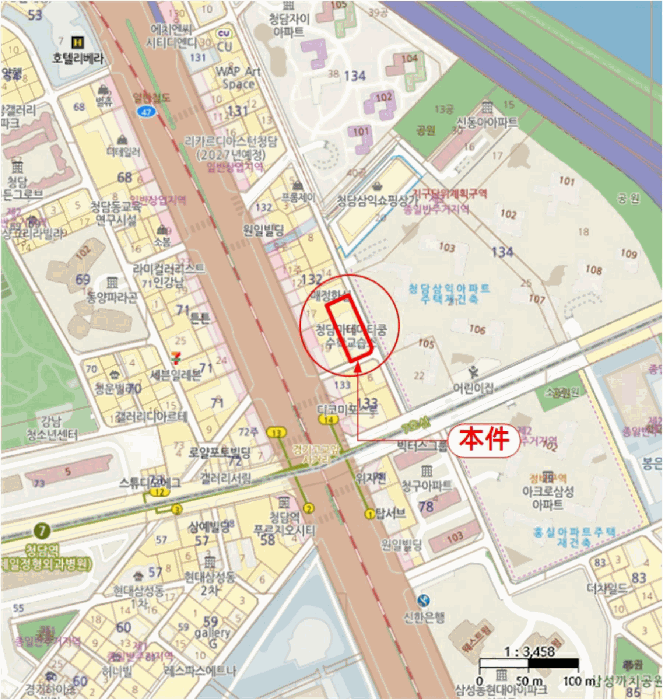 서울 강남구 청담동 근린시설 경매 물건 사진 3 · 2025타경2058