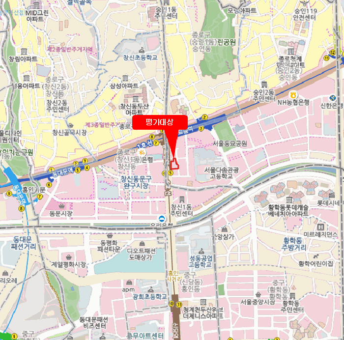 서울 종로구 숭인동 상가,오피스텔,근린시설 경매 물건 사진 4 · 2025타경3174