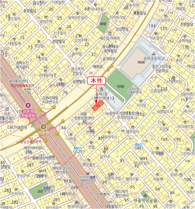 서울 송파구 송파동 오피스텔 경매 물건 사진 2 · 2024타경56945