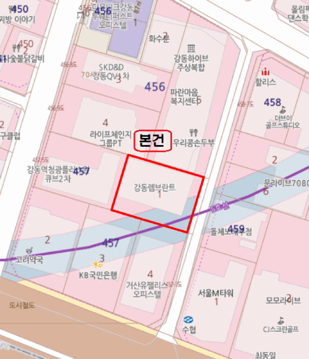 서울 강동구 길동 오피스텔 경매 물건 사진 2 · 2025타경51216