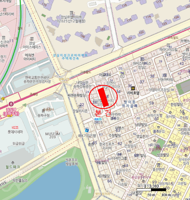 서울 송파구 방이동 근린생활시설 경매 물건 사진 3 · 2025타경51240