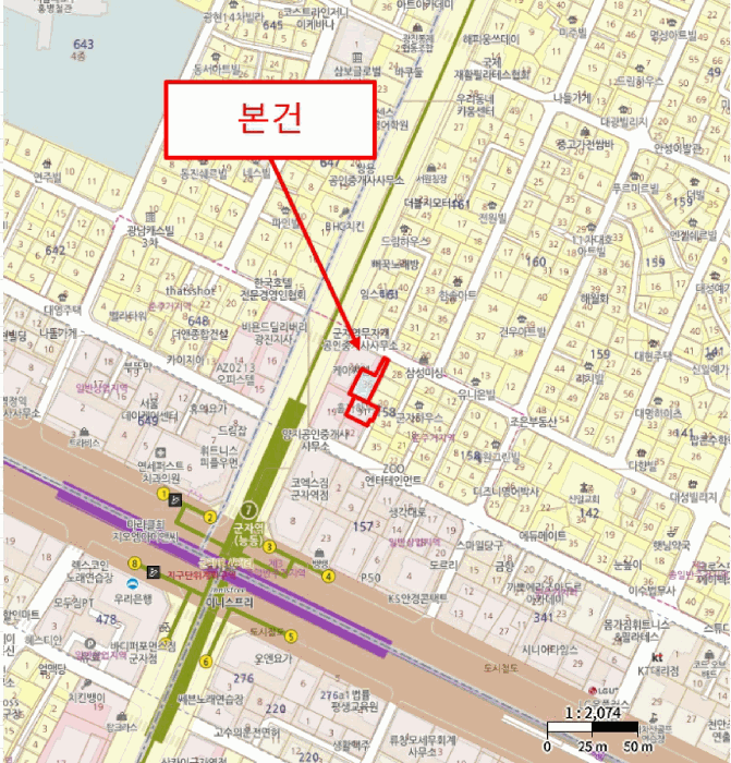 서울 광진구 중곡동 오피스텔 경매 물건 사진 2 · 2025타경51477
