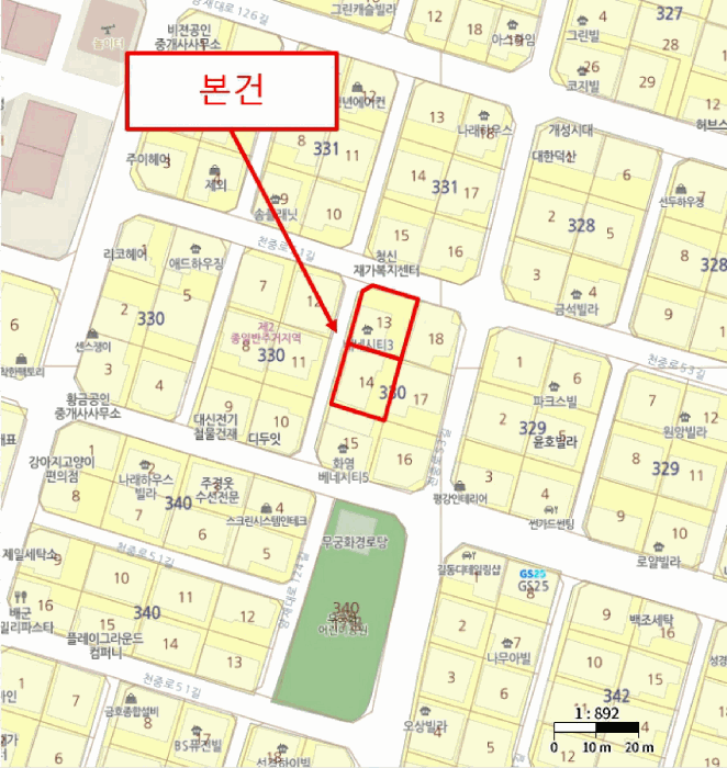 서울 강동구 길동 다세대주택 경매 물건 사진 3 · 2025타경51921