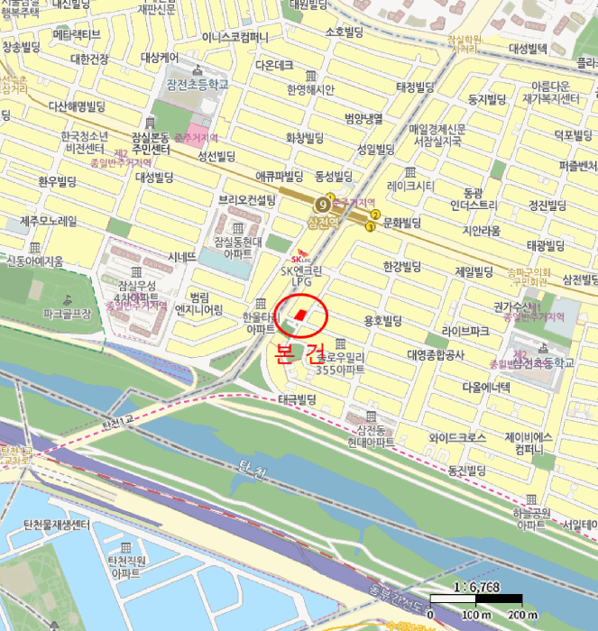 서울 송파구 삼전동 연립주택,다세대,빌라 경매 물건 사진 3 · 2025타경51923