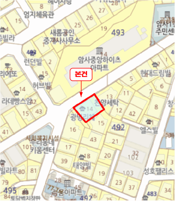 서울 강동구 암사동 연립주택,다세대,빌라 경매 물건 사진 4 · 2026타경50335