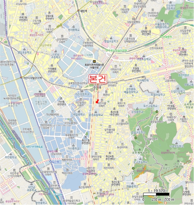 서울 금천구 독산동 근린생활시설 경매 물건 사진 4 · 2023타경104819