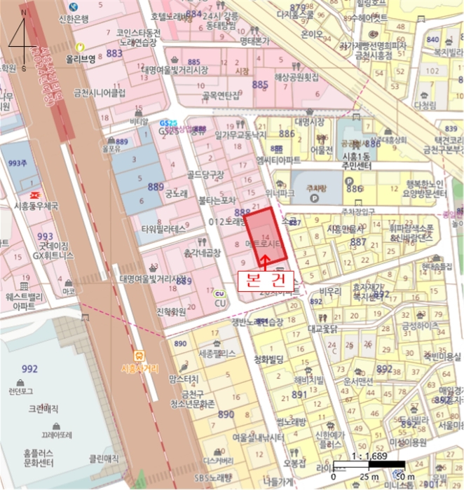 서울 금천구 시흥동 오피스텔 경매 물건 사진 3 · 2024타경134923