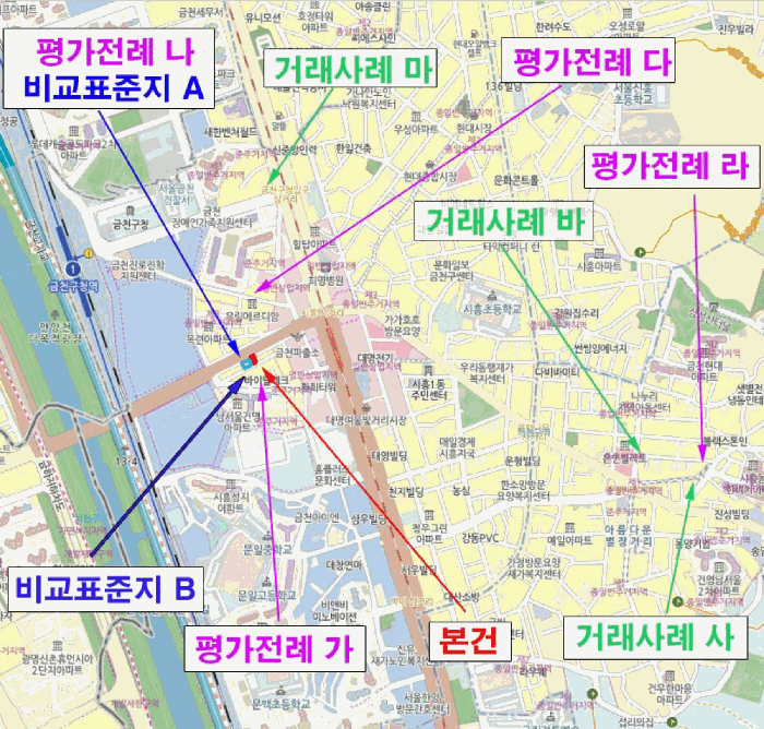 서울 금천구 시흥동 대지 경매 물건 사진 5 · 2025타경10628
