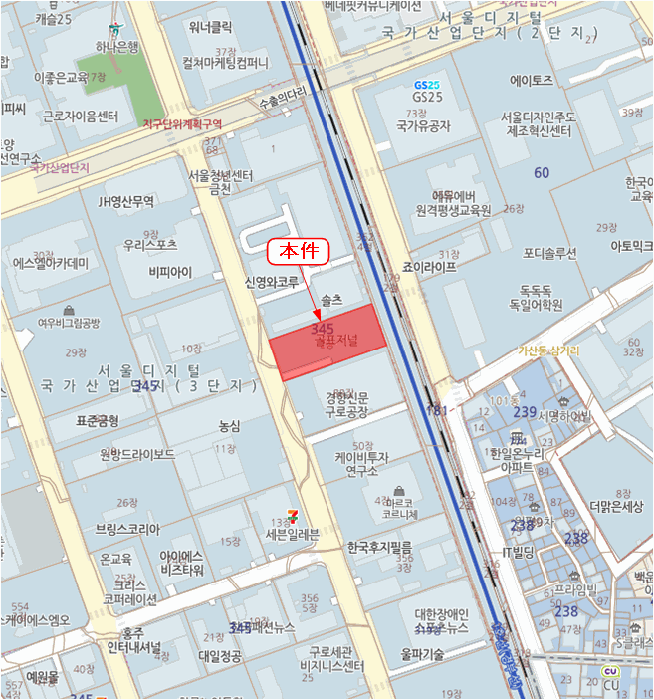 서울 금천구 가산동 업무시설 경매 물건 사진 2 · 2025타경11631