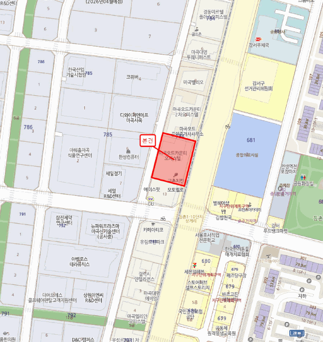 서울 강서구 마곡동 오피스텔 경매 물건 사진 2 · 2025타경12222