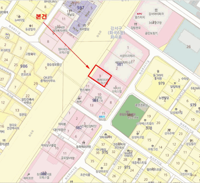 서울 강서구 화곡동 오피스텔 경매 물건 사진 2 · 2025타경12470