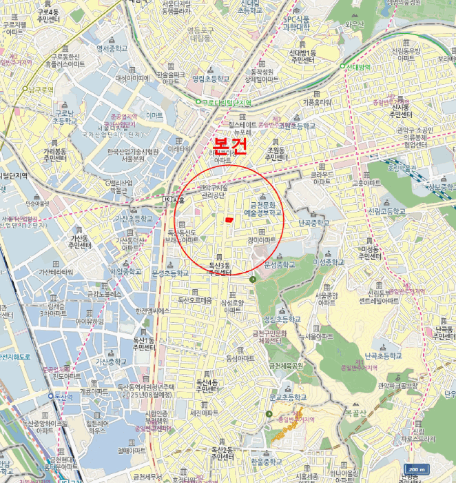 서울 금천구 독산동 상가주택 경매 물건 사진 4 · 2025타경12696