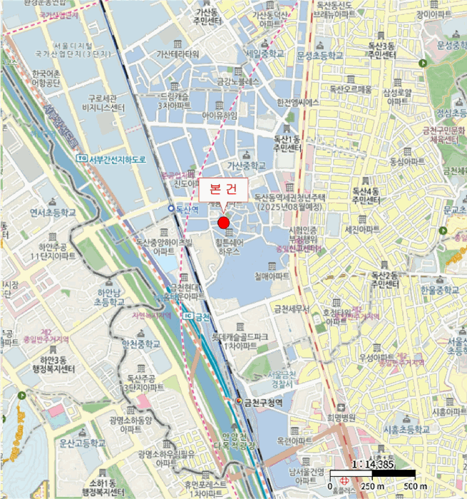 서울 금천구 독산동 오피스텔 경매 물건 사진 4 · 2025타경13186