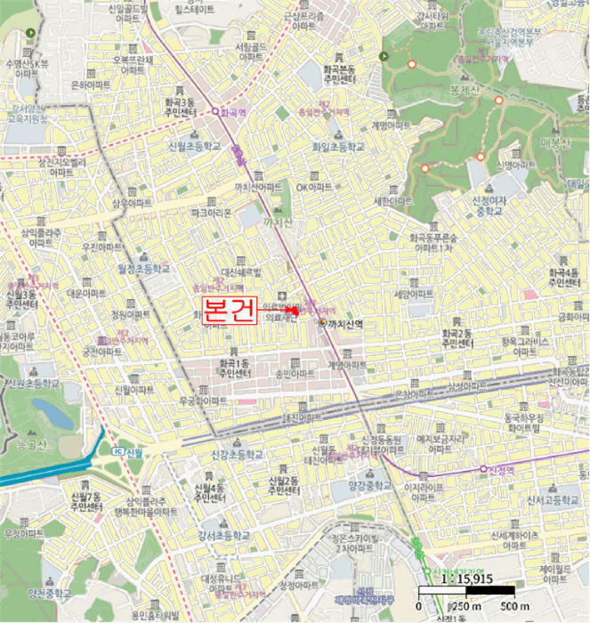 서울 강서구 화곡동 다세대 경매 물건 사진 3 · 2025타경13436
