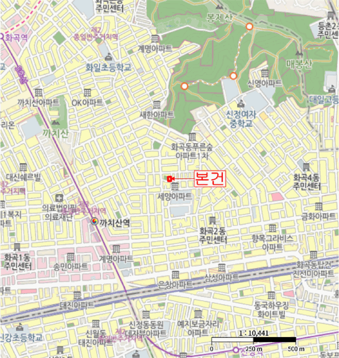서울 강서구 화곡동 다세대 경매 물건 사진 3 · 2025타경13457