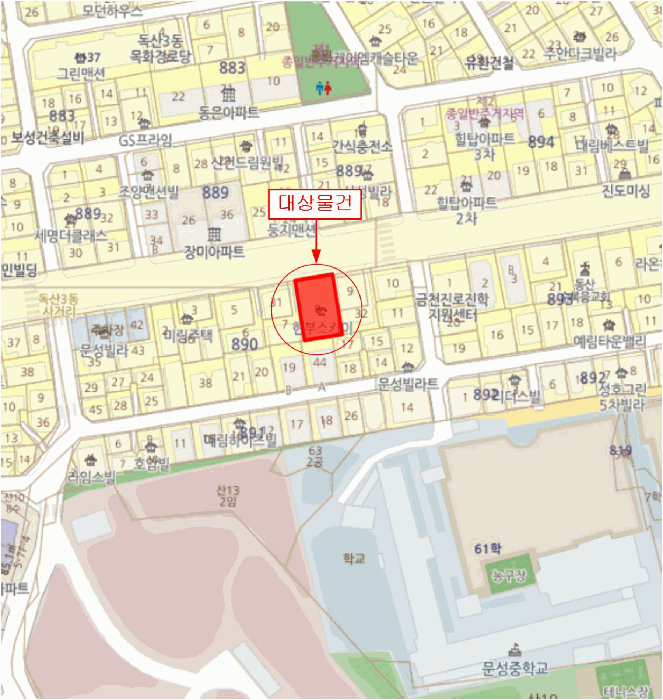서울 금천구 독산동 다세대 경매 물건 사진 3 · 2025타경13572