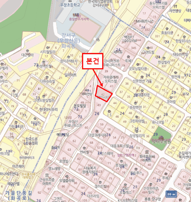 서울 강서구 화곡동 오피스텔 경매 물건 사진 2 · 2025타경13669