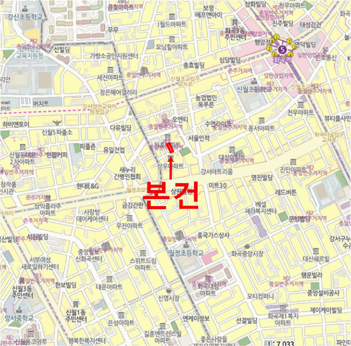서울 강서구 화곡동 다세대주택 경매 물건 사진