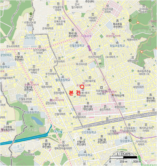 서울 강서구 화곡동 다세대 경매 물건 사진 2 · 2025타경13797
