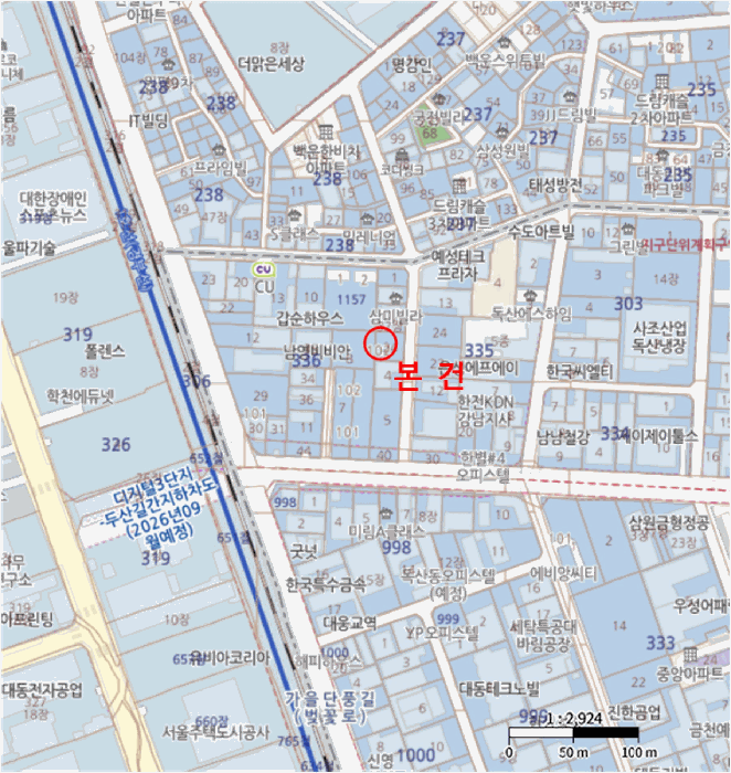 서울 금천구 독산동 오피스텔 경매 물건 사진 3 · 2025타경14073