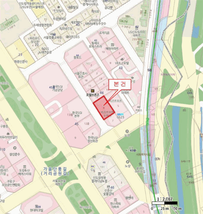 서울 구로구 구로동 상가,오피스텔,근린시설 경매 물건 사진 2 · 2025타경14151