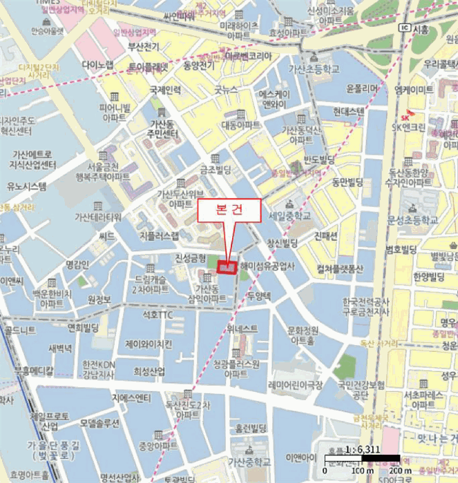 서울 금천구 가산동 오피스텔 경매 물건 사진 2 · 2025타경14174