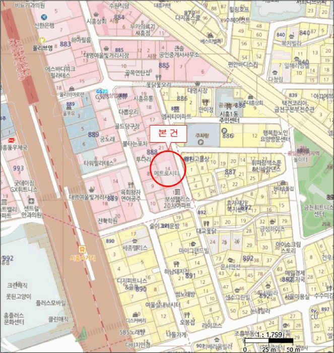 서울 금천구 시흥동 오피스텔 경매 물건 사진 2 · 2025타경14230
