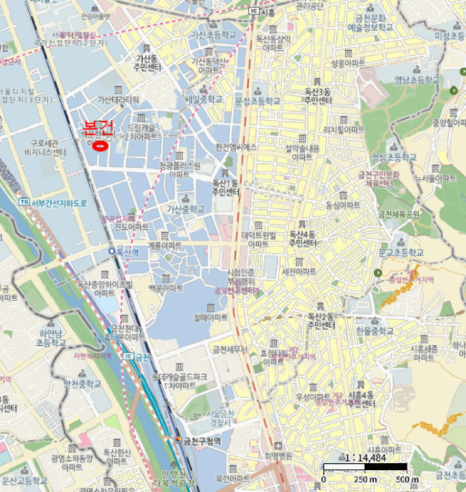 서울 금천구 독산동 오피스텔 경매 물건 사진 4 · 2025타경14238