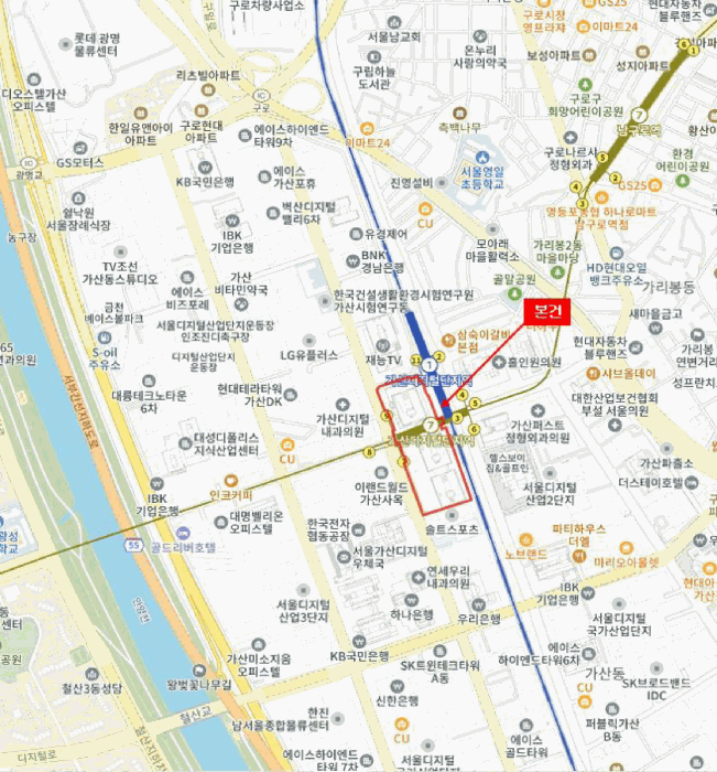 서울 금천구 가산동 업무시설 경매 물건 사진 4 · 2025타경740
