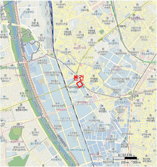 서울 금천구 가산동 상가,오피스텔,근린시설 경매 물건 사진 3 · 2025타경802