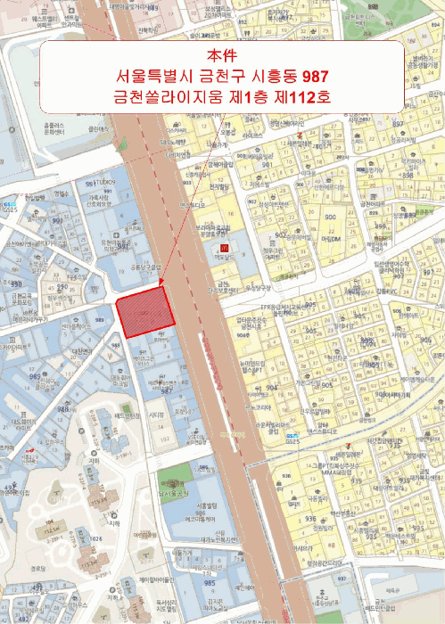 서울 금천구 시흥동 상가,오피스텔,근린시설 경매 물건 사진 2 · 2025타경805