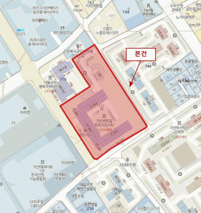 서울 금천구 가산동 오피스텔 경매 물건 사진