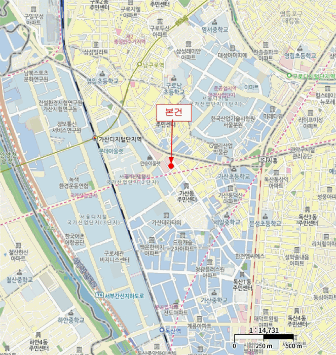서울 금천구 가산동 상가,오피스텔,근린시설 경매 물건 사진 3 · 2026타경3195