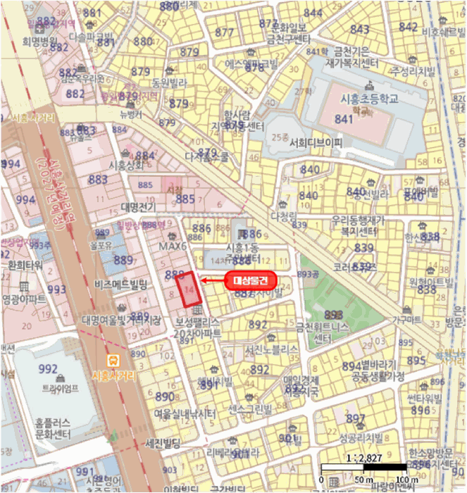서울 금천구 시흥동 오피스텔 경매 물건 사진 2 · 2026타경3650