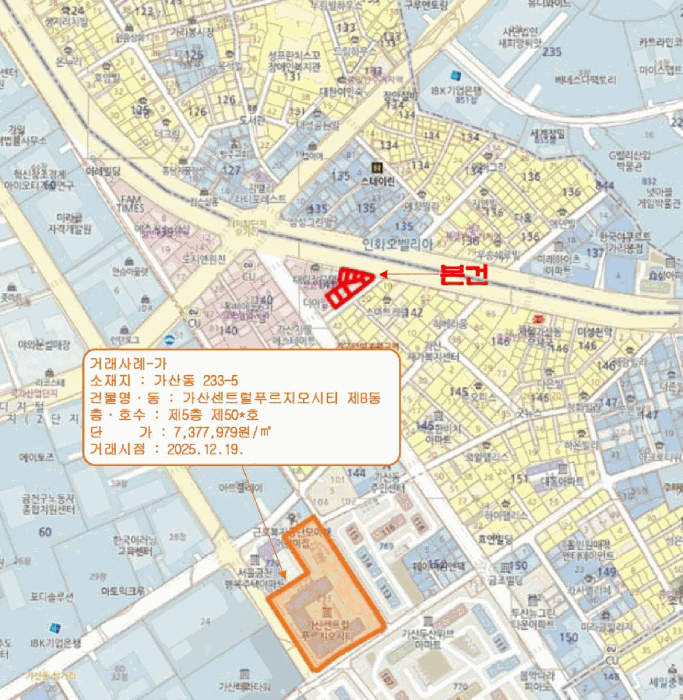 서울 금천구 가산동 오피스텔 경매 물건 사진 3 · 2026타경4098