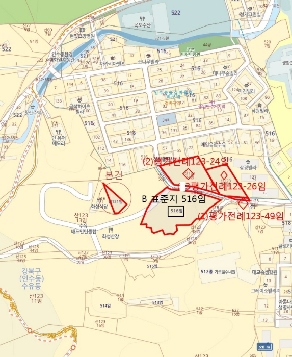 서울 강북구 수유동 임야 경매 물건 사진 5 · 2022타경105214