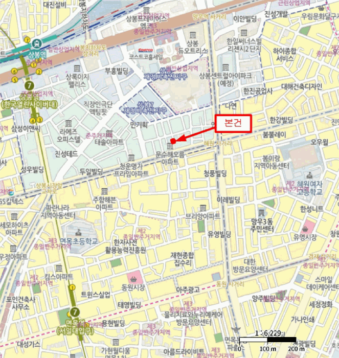 서울 중랑구 상봉동 상가,오피스텔,근린시설 경매 물건 사진 4 · 2025타경12072
